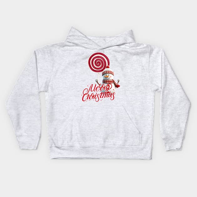 MERRY CHRISTMAS Kids Hoodie by zzzozzo